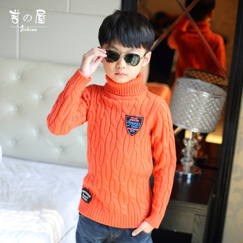 依芙儿2013新款男童长袖<em>加厚毛衣</em> 高领<em>秋冬季</em>