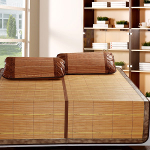 华东劲爆价:红瑞 精品镜面双人加大竹凉席子 1