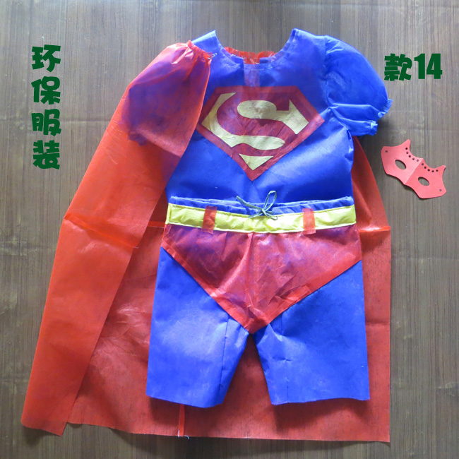手工DIY环保服装定做*六一幼儿园时装秀*舞台