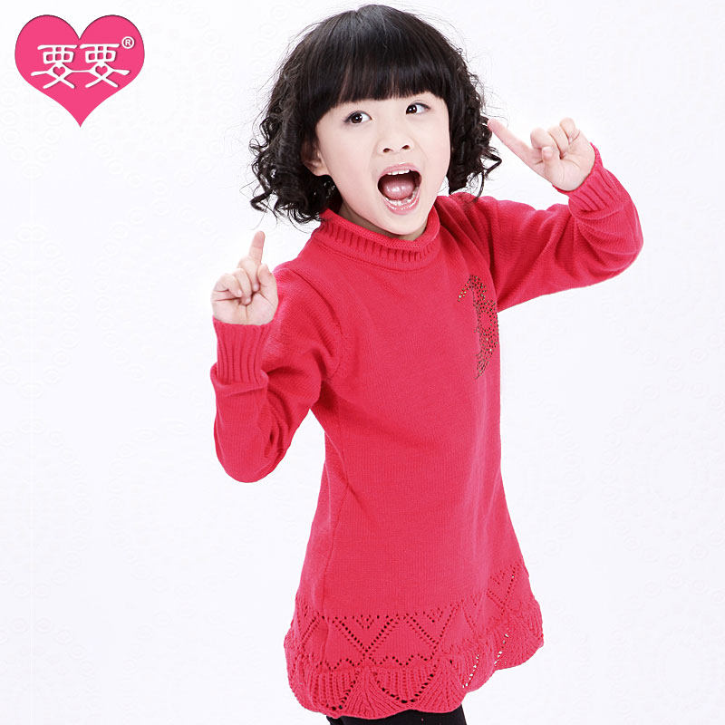 <em>手工编织</em>儿童<em>毛衣女童</em>针织<em>开衫</em>外套童装新款2