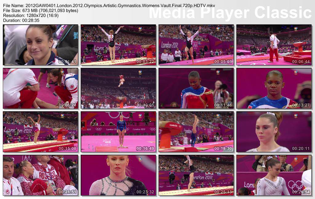 <em>2012年伦敦奥运会</em> 体操女子跳马<em>决赛</em>高清版 体