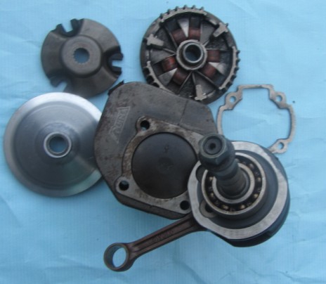 雅马哈BWS100 改装气缸和改装曲轴|一淘网优