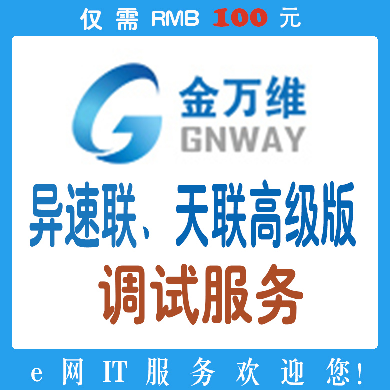 金万维异速联\/天联高级版调试\/用友\/金蝶远程虚