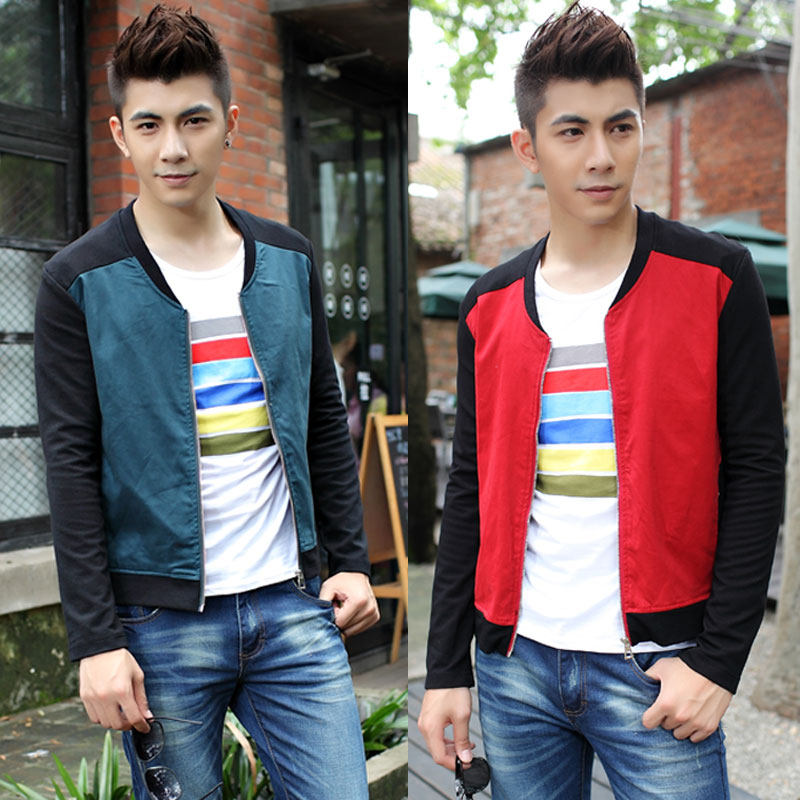 2013秋新款<em>韩版</em>时尚<em>潮流男青年</em>时尚男装夹克