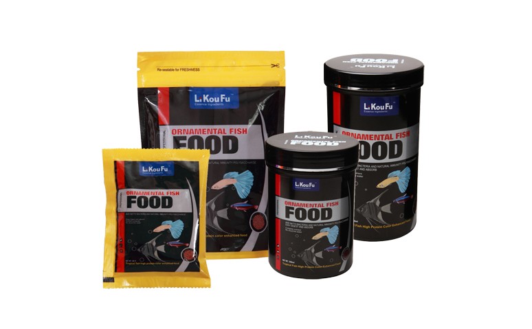 台湾利口福 热带鱼高蛋白增色饲料 灯鱼 孔雀鱼