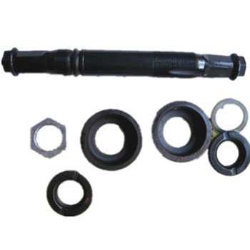 自行车 单车 中轴 拧螺母中轴 自行车轴普通方中