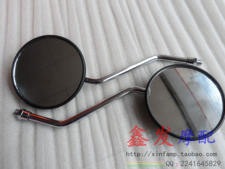 摩托车反光镜 本田125 CG125后视镜 螺纹10m