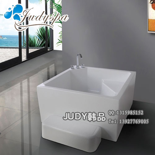 1米小浴缸\/坐泡缸\/按摩浴缸\/泡泡浴缸\/亚克力正方形浴缸\/817|一淘网优惠购|购就省钱