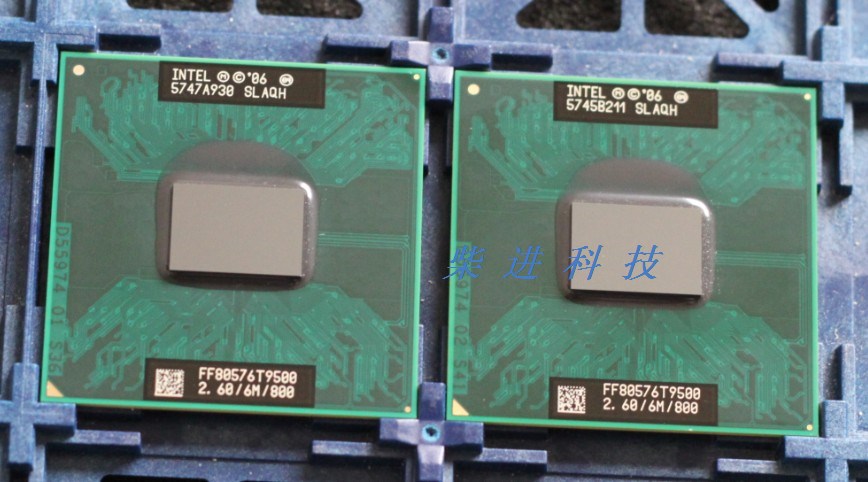 intel core2 duo t9500(2.6g)cpu通用t8100 t8300 t9300 t7800