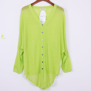 夏季新款女装上衣<em>短外套</em>超薄麻料针织衫<em>开衫</em>前