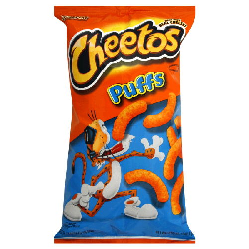 新到美国进口cheetos puffs奇多直条芝士条/粟米条255g,特大包