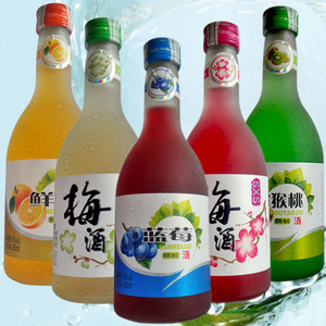 预调酒精制蓝莓酒 5度 350ml 鸡尾酒 (5种口味