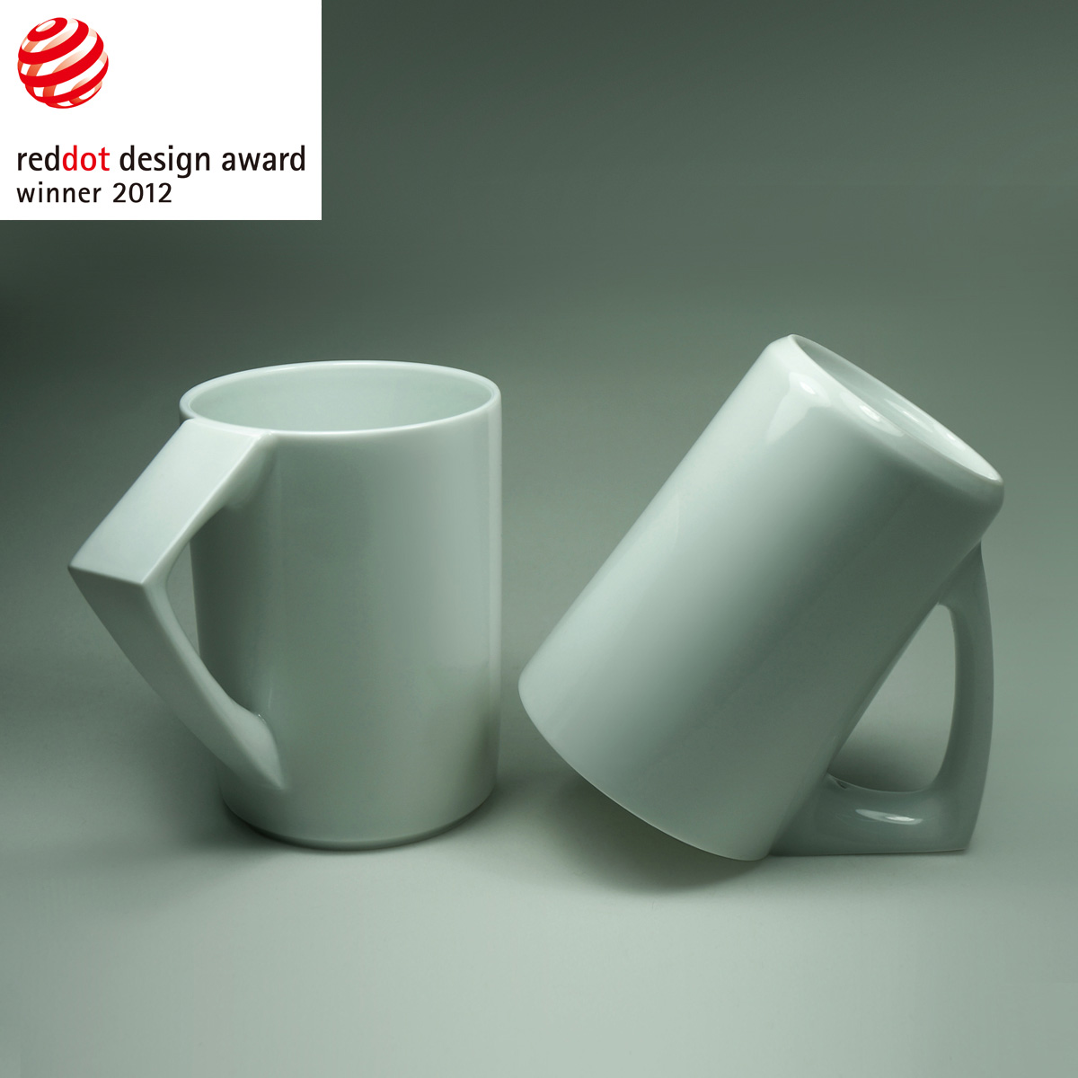 倾斜杯Bevel Cup 45度倒立 原创创意礼品陶瓷