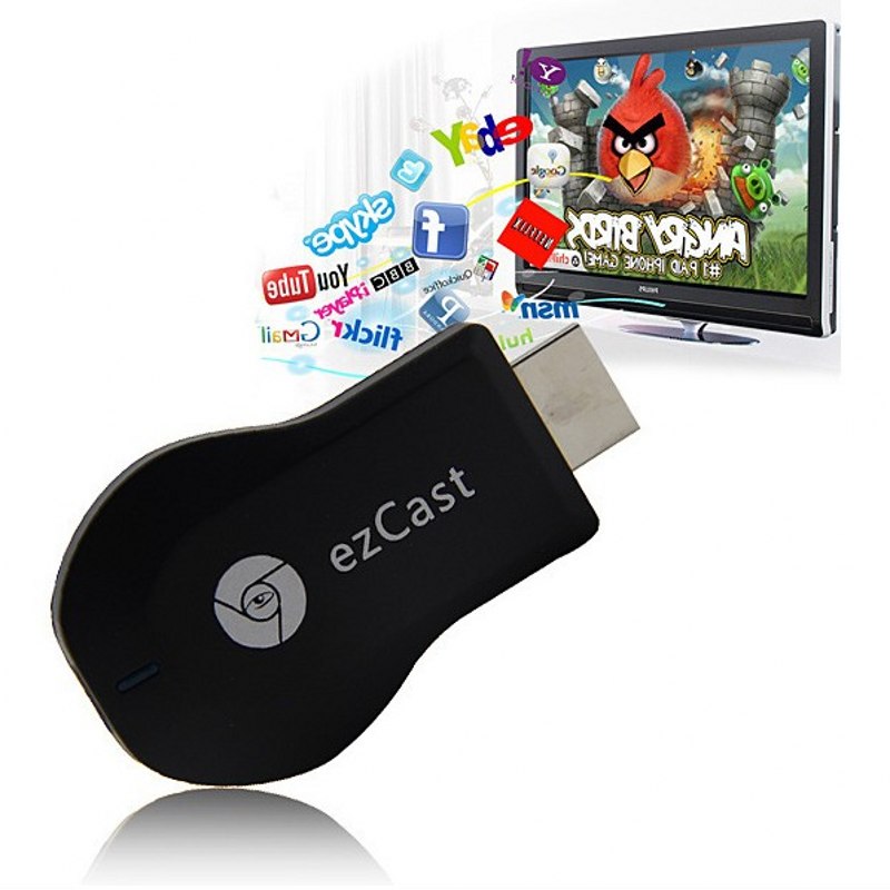 ezcast推送宝苹果i5s无线HDMI连接电视镜像同