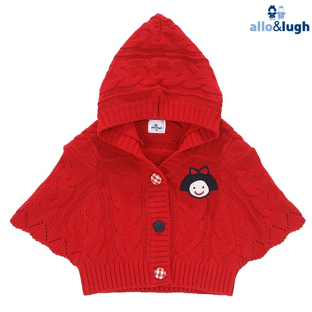 外贸秋款 女童红<em>毛衣宝宝</em>披肩蝙蝠袖针织<em>开衫</em>