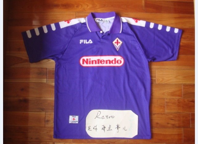 1998-1999赛季 正品 【佛罗伦萨 冷翡翠 巴蒂斯