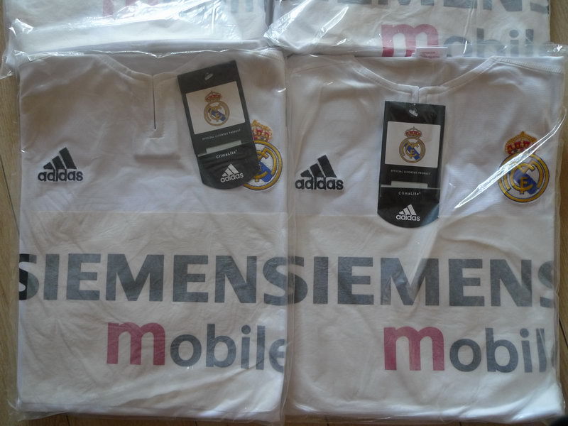 ADIDAS 皇家马德里 SIEMENS MOBILE 赞助时