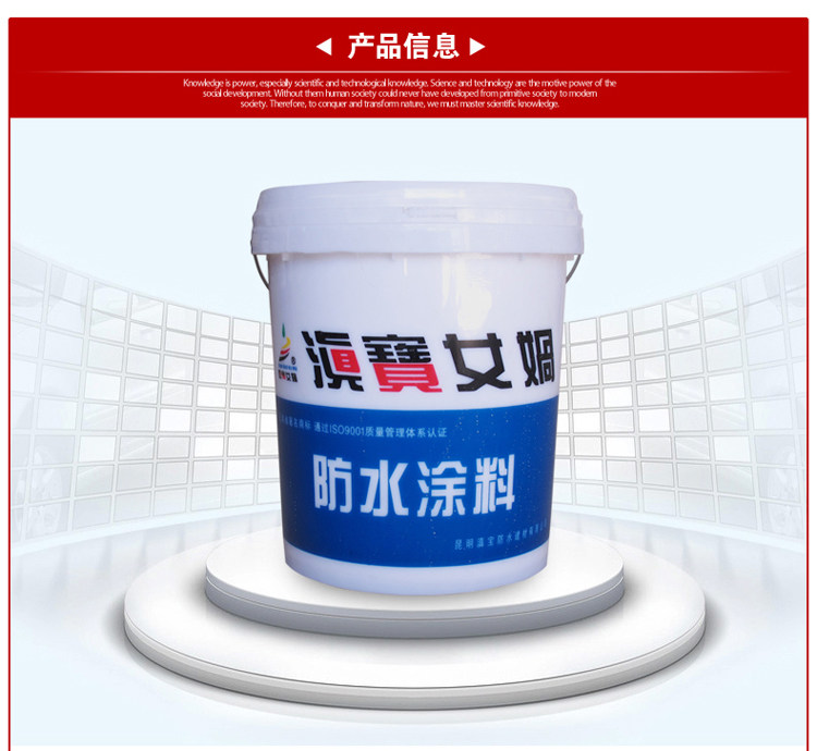 滇宝<em>女娲防水</em>涂料 二型防水隔热乳浆 屋顶卫生