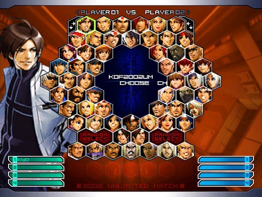 专业拳皇 电脑单机 腾讯游戏 拳皇2002UM 格斗