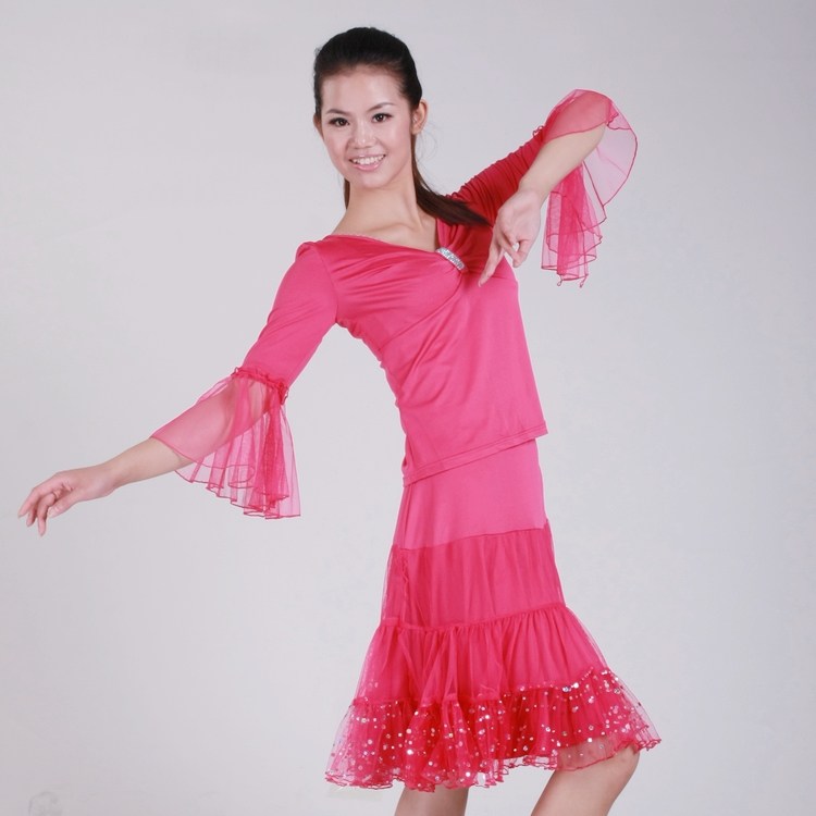 杨艺 兰草莞儿 <em>馨梅广场舞</em>服装 新款舞服 套装 