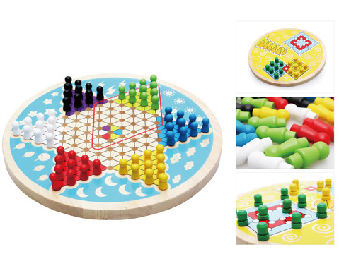 网童奇贝 五合一棋 跳棋 儿童益智玩具 类桌面游戏 亲子互动游戏