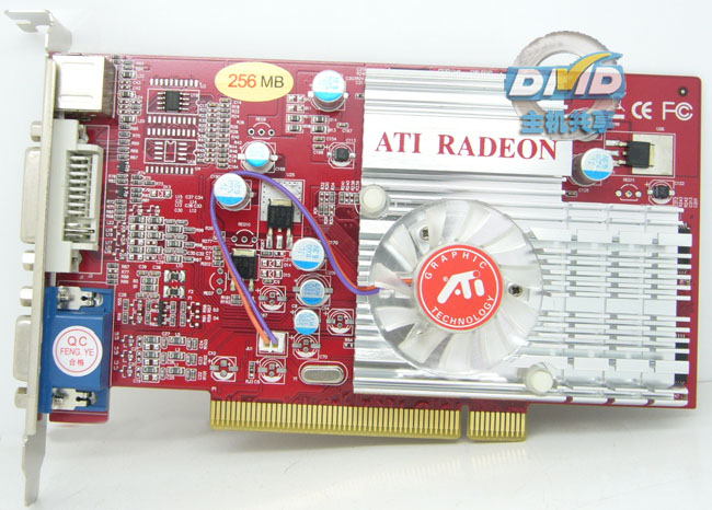 ATI Radeon 9000 256M PCI显卡,工控机显卡|一