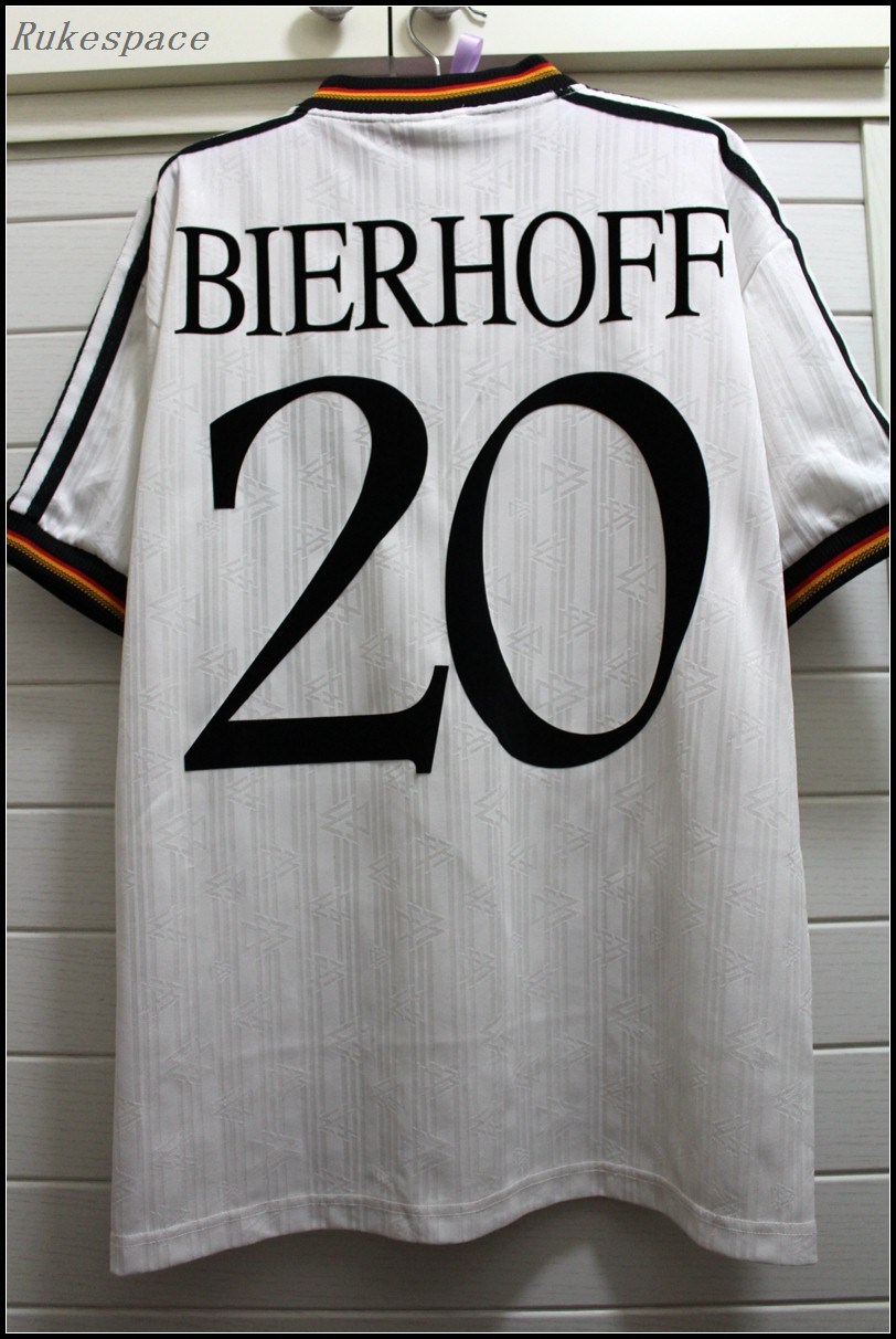 绝对巨星-1996年欧洲杯德国队比埃尔霍夫球衣
