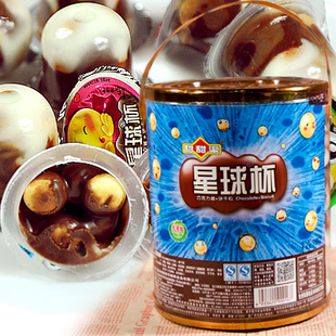 假一赔十】甜甜乐星球杯 星球杯一代950g 两桶包邮特价儿时零食