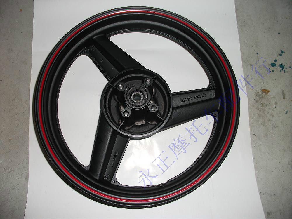 豪天ht150-k.150-j摩托车后轮铝合金钢圈轮毂/16