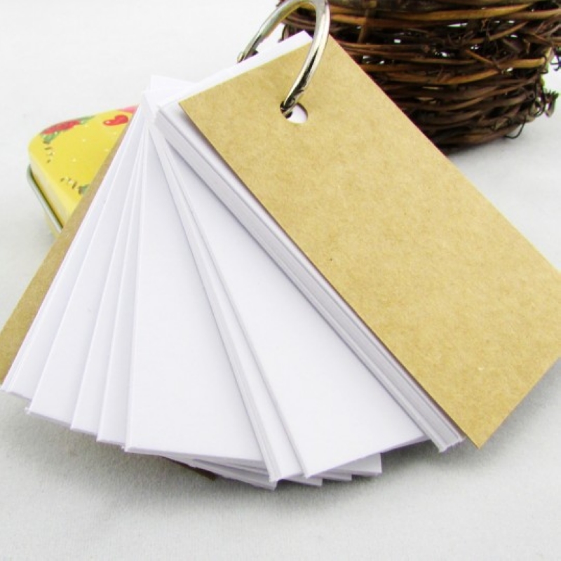 空白卡片.英语单词卡片.便携单词本.空白卡纸.涂