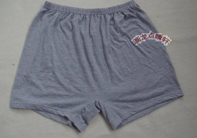 全棉中<em>老年男</em>平脚<em>内裤</em> <em>加肥</em>加大男短裤 订做男