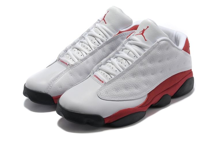 Air Jordan 13 Low AJ13 乔丹13代 白红低帮 前