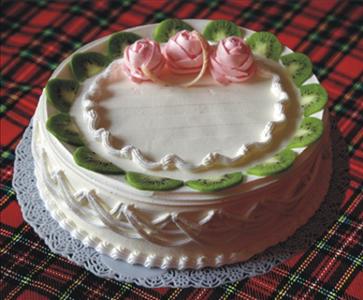 红宝石 奶油生日蛋糕 8-16寸鲜奶水果蛋糕12#
