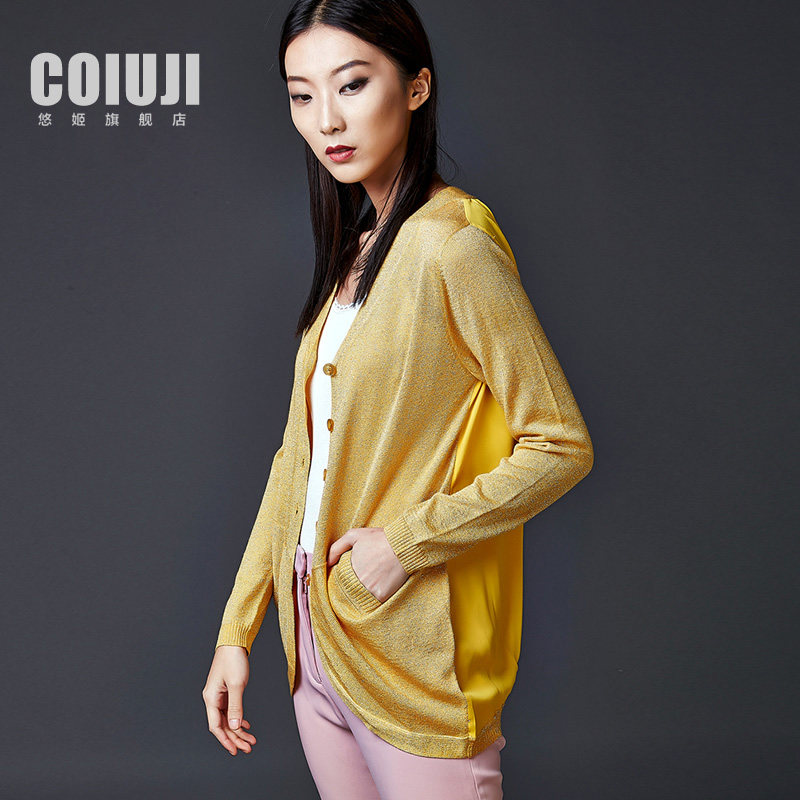 悠姬初秋天丝羊毛日系<em>针织</em>衫毛衣 <em>女</em> 韩版<em>开衫</em>