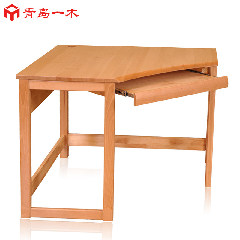 青岛一木家具 02拐角书桌电脑桌转角墙角书桌