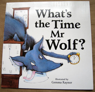 补到!儿童英文绘本 what's the time mr wolf? 老