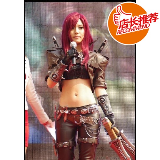 英雄联盟 不祥之刃 卡特琳娜\/cosplay服装cos女