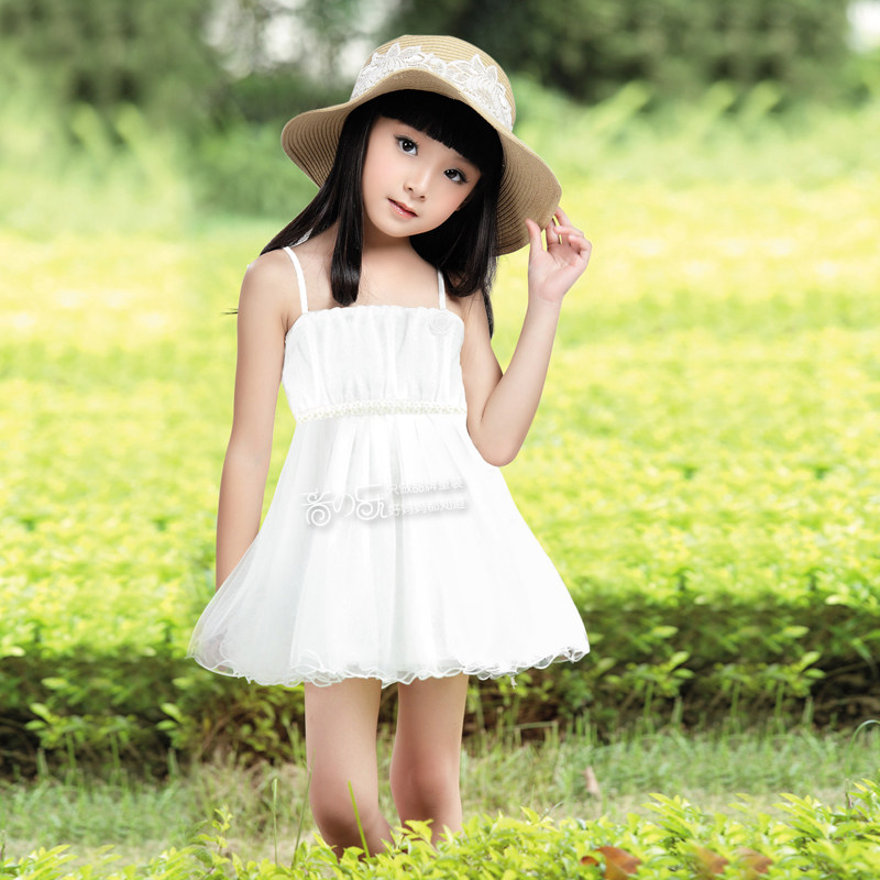 <em>吉亮点</em>公主裙 2013夏<em>女童</em>连衣裙1711吊带裙串