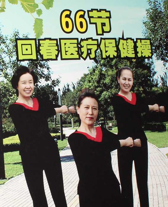 中老年人强体健身操 回春医疗保健操66节DVD