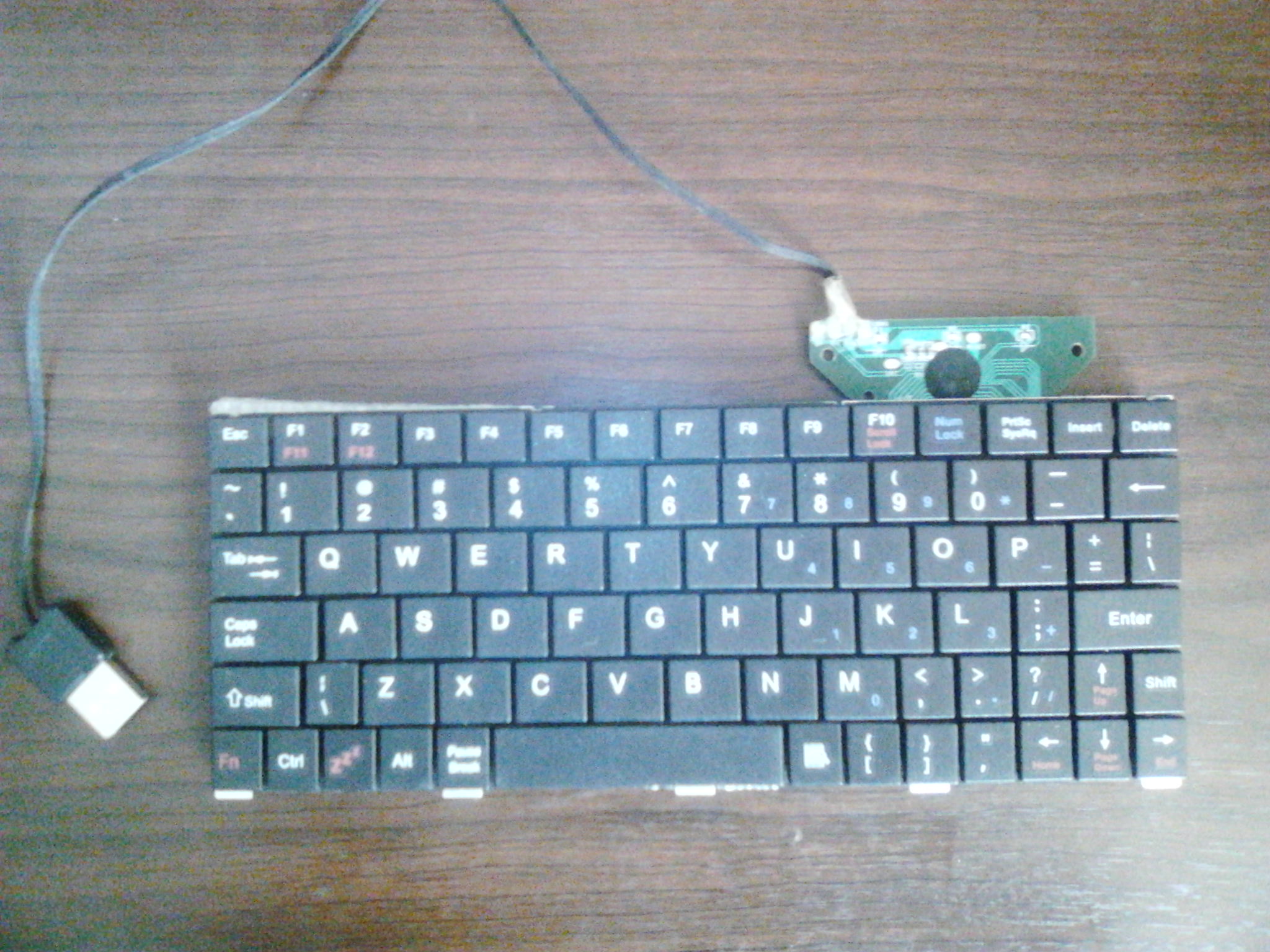 自制DIY超薄超小键盘 平板电脑键盘 USB接头