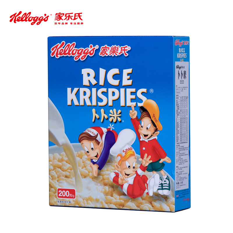 家乐氏卜卜米kellogg's Rice Krispies 200g进口