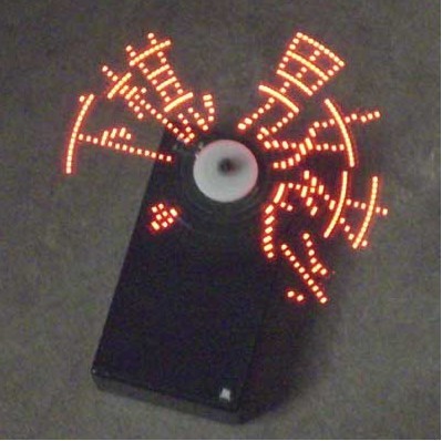 平面旋转LED点阵屏电子电路制作套件 电路板