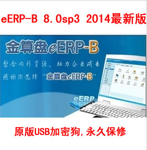 金算盘财务软件 eERP-B 8.0sp3 2014最新版 加