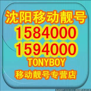 [Tonyboy]沈阳移动手机号码158\/1594000号段间