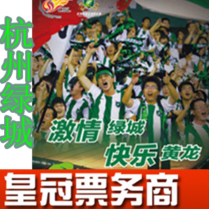 2012中超联赛杭州绿城主场黄龙比赛门票球票