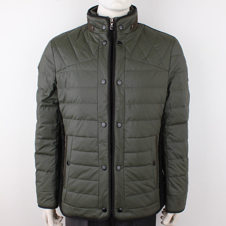 鹿8819正品 男士时尚轻便保暖<em>羽绒服 毛衣</em>领小