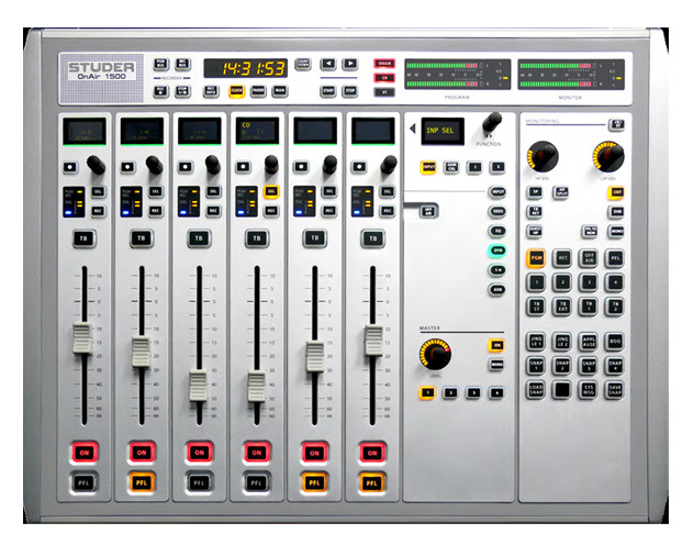 Studer OnAir 1500直播调音台 演播室专业调音