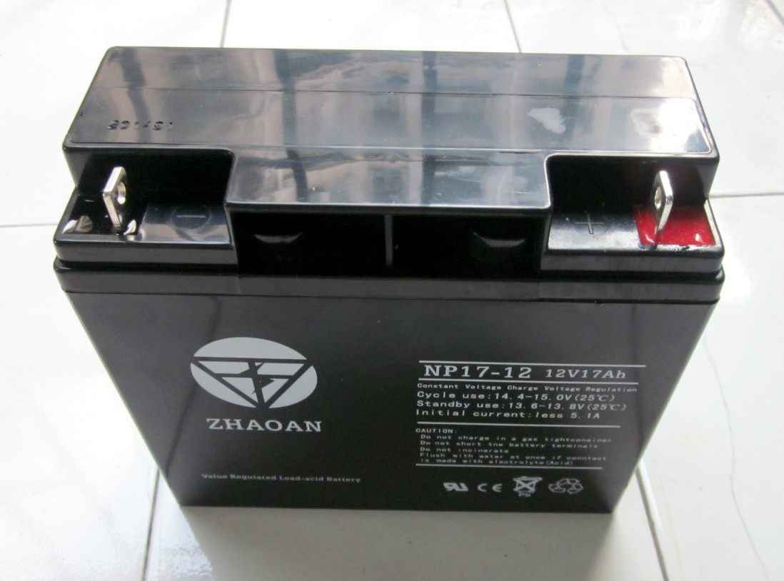 12V17AH蓄电池 消防主机报警系统 UPS电源 