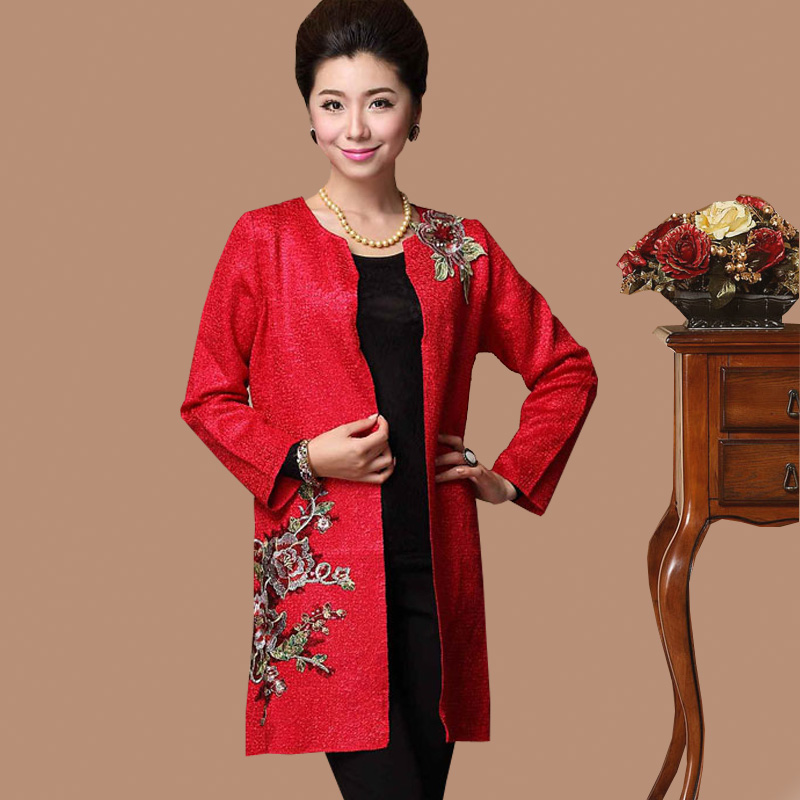 参加婚礼妈妈装 2014春季新品 婆婆婚庆礼服真