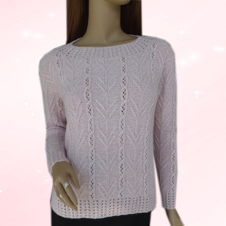 阿绒源正品 2012年<em>新款</em>一字领 女士纯<em>手编毛衣</em>